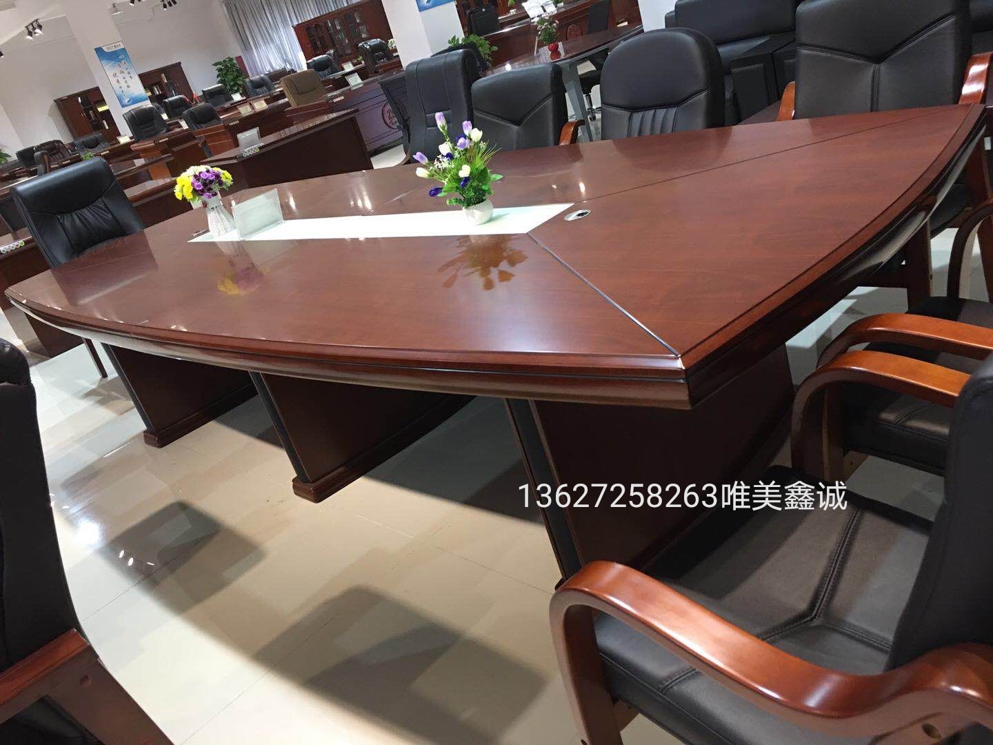 哈密實木油漆會議桌WM-GS-6