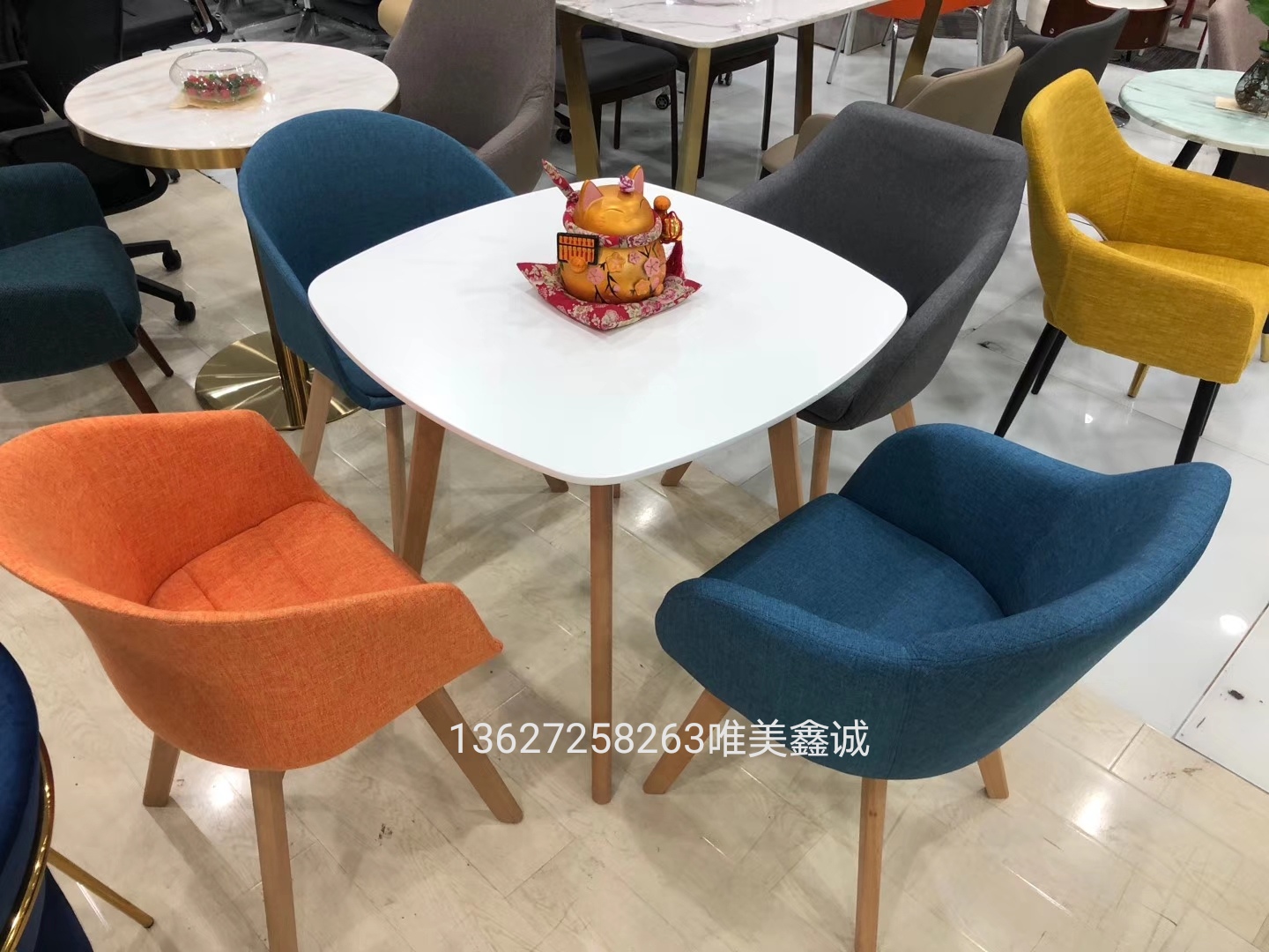 哈密洽談桌椅WM-BX-026